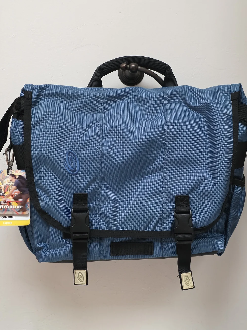 Timbuk2 Men's Messenger Commute Bag , Slate Blue with Black Trim, NWT